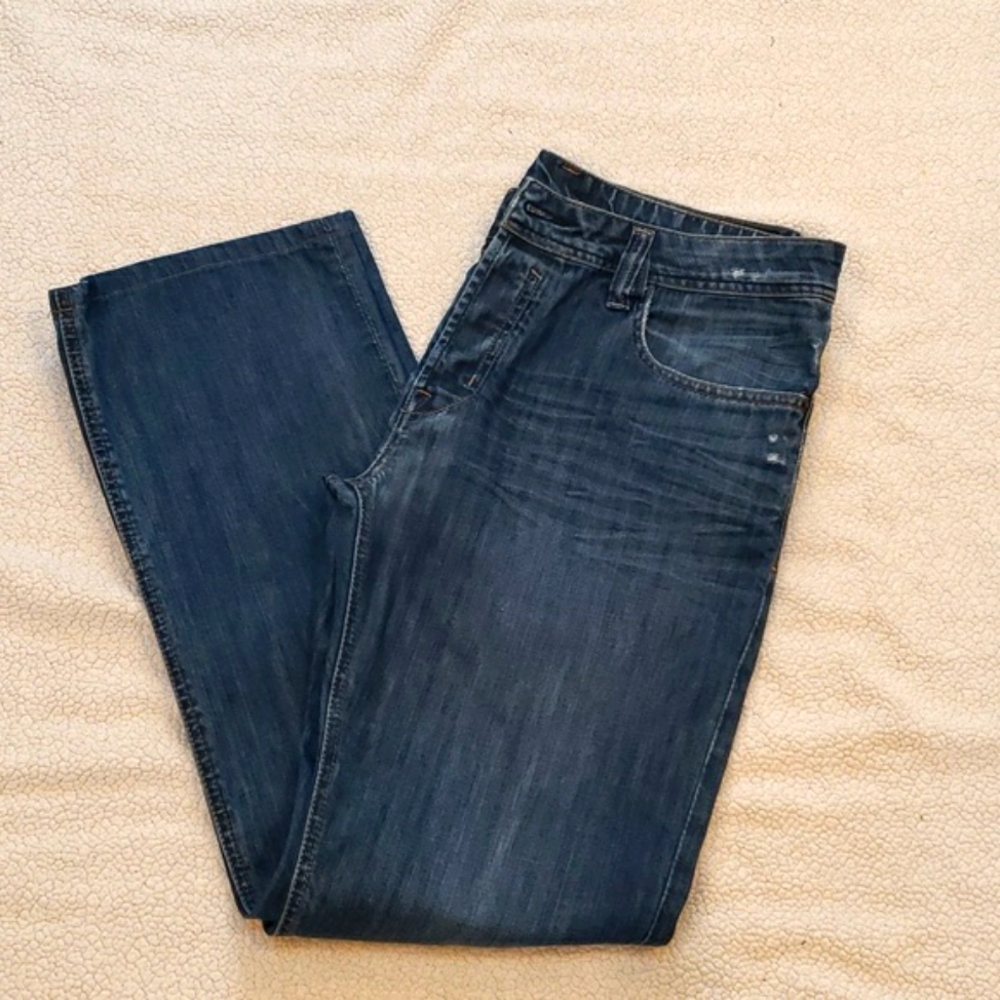 Blue Distressed Denim by Buffalo * EVAN Style *